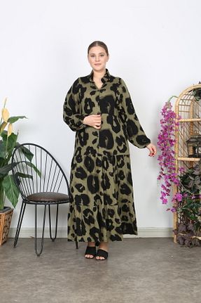 لباس سایز بزرگ خاکی زنانه Penye XL Modam - کد 891890690