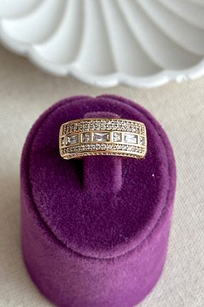 انگشتر استیل (فولاد) طلائی زنانه استیل (فولاد) MODA - کد 890961893