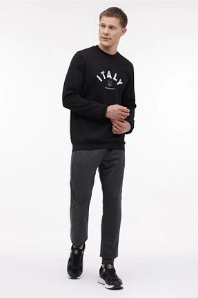 سوئیشرت مشکی مردانه ساده Lumberjack - کد 853477619