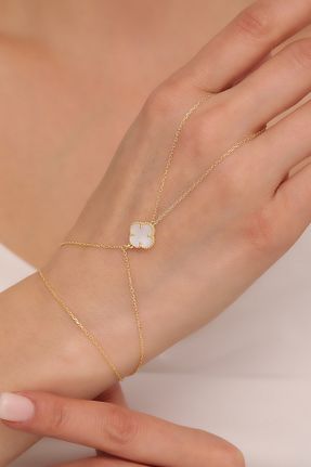 شاهمران نقره زرد سنگ طبیعی emy by emel luxury silver jewelry - کد 890975619