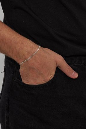 دستبند نقره مردانه 925 عیار Ventino Silver - کد 806364402
