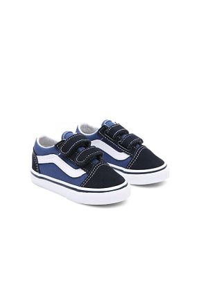 کفش اسنیکر سرمه ای بچه گانه بند دار Vans - کد 52115619