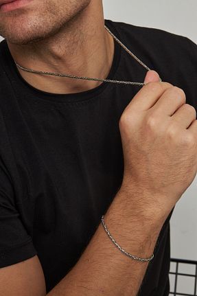 گردنبند نقره مردانه 925 عیار Ventino Silver - کد 225969240