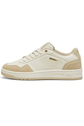 کفش اسنیکر بژ زنانه بند دار Puma - کد 856015386