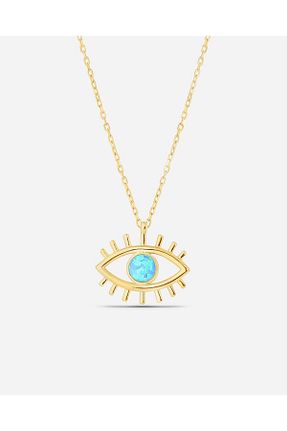 گردنبند نقره طلائی زنانه 925 عیار MEKS PRIVE - کد 891027103