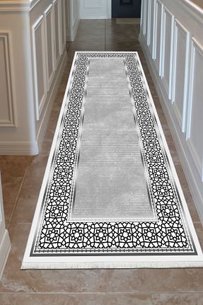 کناره طوسی پلی استر VOPTEKS - کد 891786081