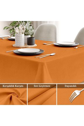 رومیزی نارنجی پنبه ای Evim - کد 871451738