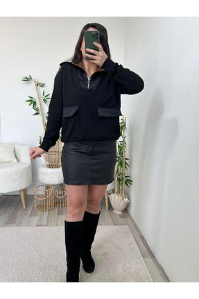 دامن مشکی زنانه جین PatutA ButiK - کد 891052102