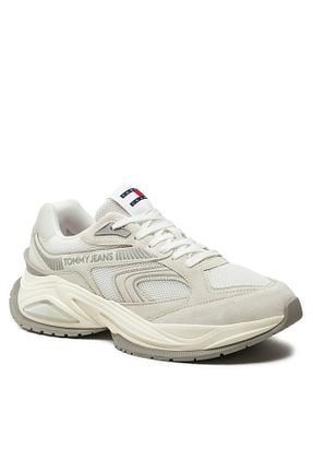 کفش اسنیکر سفید زنانه بند دار Tommy Hilfiger - کد 839639428