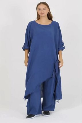 ست بالاتنه و پائین تنه رنگی زنانه بافت Butik - کد 883841924