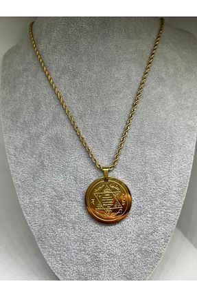 گردنبند استیل ( فولاد ) طلائی زنانه استیل (فولاد) Genel Markalar - کد 472834786