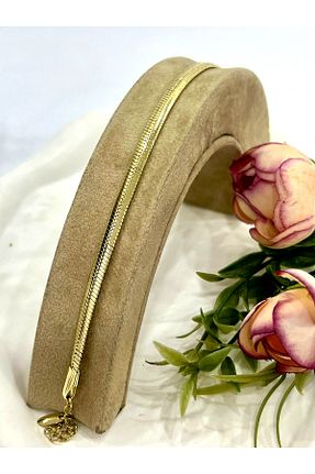 دستبند استیل (فولاد) طلائی زنانه استیل (فولاد) XUPING JEWELRY - کد 891180263