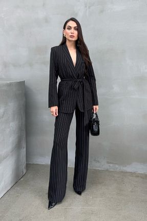 ست بالاتنه و پائین تنه مشکی زنانه بافتنی msm fashion - کد 783492407