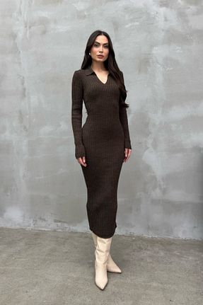 لباس قهوه ای زنانه بافت msm fashion - کد 862939542