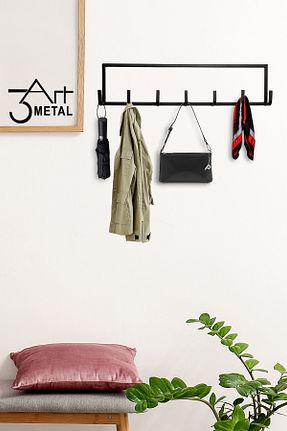 چوب لباسی مشکی فلزی 3art Metal - کد 147812101