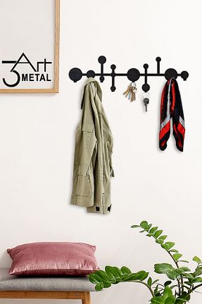 آویز مشکی فلزی 3art Metal - کد 92390504