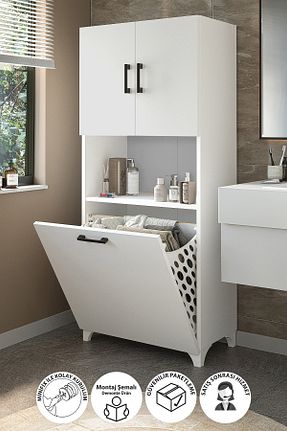 کابینت چند منظوره سفید Suntalam Bofigo - کد 868330525