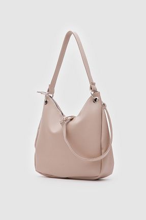 کیف دوشی بژ زنانه چرم مصنوعی Shule Bags - کد 794082828