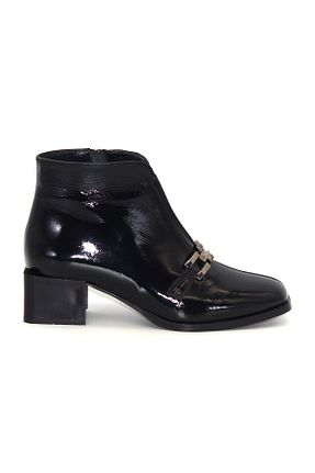 بوت / نیم بوت مشکی زنانه چرم خالص Gizzelli shoes - کد 886720041