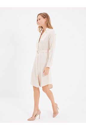 لباس بژ زنانه بافتنی Karaca - کد 772495642
