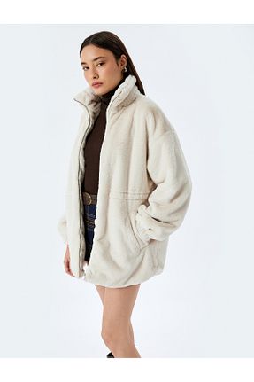کاپشن نباتی زنانه رگولار Koton - کد 892394205