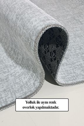 کناره طوسی پلی استر Babil Home - کد 660424689