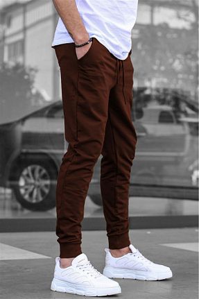 شلوار کرمگن قهوه ای مردانه رگولار Madmext - کد 708440450
