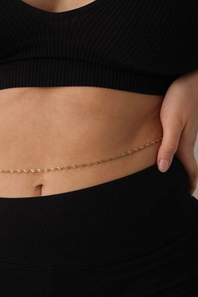 اکسسوری بدن طلائی زنانه استیل ضد زنگ ByFlorya Jewelry - کد 853811690