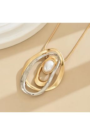 گردنبند استیل ( فولاد ) طلائی زنانه روکش طلا SE Jewellery - کد 891407180