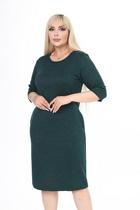 لباس سایز بزرگ سبز زنانه مخلوط پلی استر modayız - کد 780862533