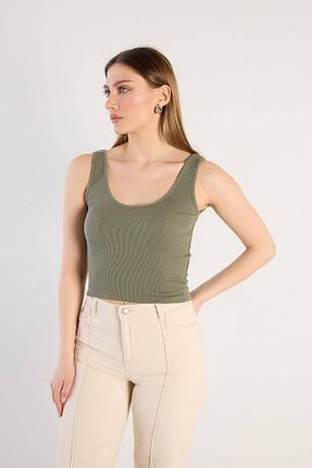 بلوز سبز زنانه ساده Addax - کد 810529778
