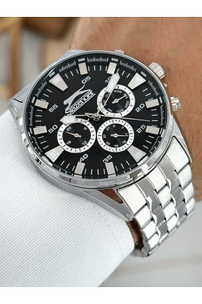 ساعت مچی متالیک مردانه 41-45 میلی متر Slazenger - کد 891444734
