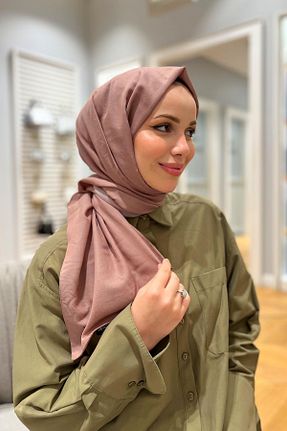 شال صورتی زنانه پنبه ای Armine - کد 855986553