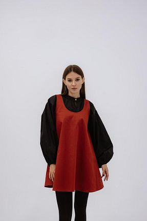 لباس نارنجی بافتنی Mama in Love - کد 891492832
