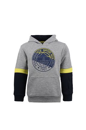 سوئیشرت اسپرت طوسی بچه گانه رگولار Fenerbahçe - کد 865541360