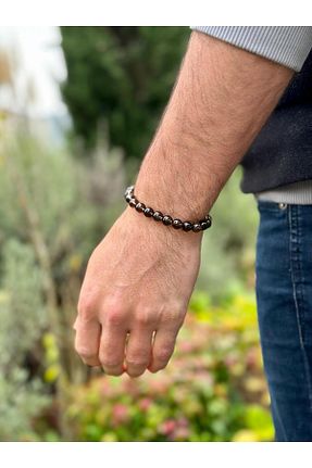 دستبند جواهر رنگی زنانه سنگ طبیعی Zodyak Doğal Taş - کد 891482510