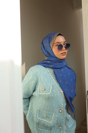 شال آبی زنانه Silk Home - کد 891485188