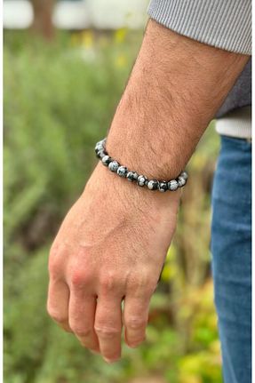دستبند جواهر رنگی زنانه سنگ طبیعی Zodyak Doğal Taş - کد 891482498