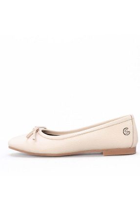 بابت بژ زنانه چرم خالص Gusse - کد 891534700