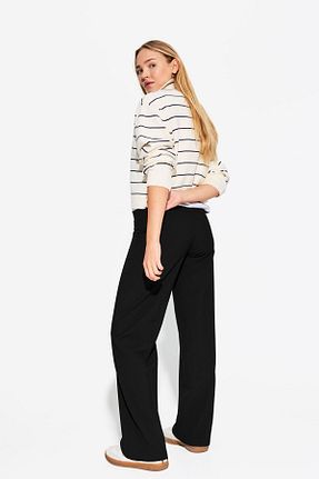 شلوار مشکی زنانه پلی استر Bershka - کد 891522655