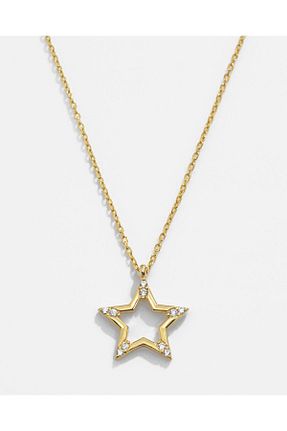 گردنبند نقره طلائی زنانه 925 عیار MEKS PRIVE - کد 891523177