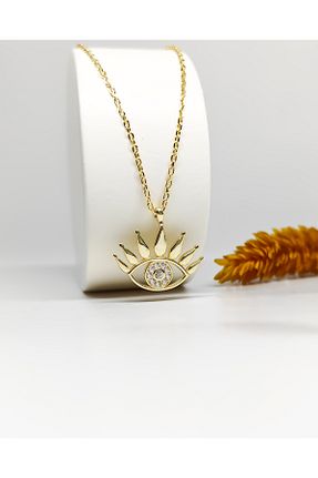 گردنبند نقره طلائی زنانه 925 عیار MEKS PRIVE - کد 891523295