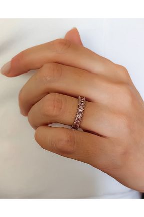 انگشتر نقره سفید زنانه زیرکن MEKS PRIVE - کد 891527520