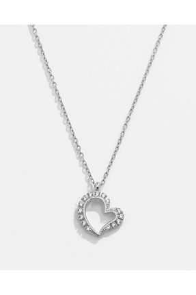 گردنبند نقره سفید زنانه 925 عیار MEKS PRIVE - کد 891523124