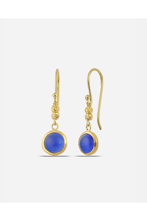 گوشواره نقره طلائی زنانه 925 عیار MEKS PRIVE - کد 891524437