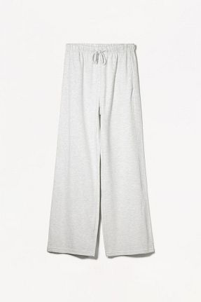 شلوار طوسی زنانه پنبه ای Bershka - کد 891540115