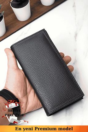 کیف پول مشکی زنانه ابعاد بزرگ VANİLLA COLLECTİON - کد 885753546