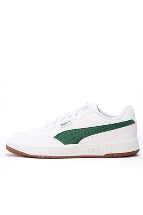 کفش اسنیکر سفید مردانه چرم اصل Puma - کد 818415014
