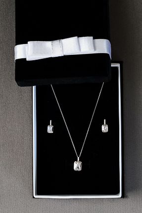 ست جواهر زنانه رودیوم Nilsu Jewellery Accessory - کد 890415014