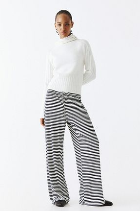 شلوار سرمه ای زنانه پنبه ای H&M - کد 891558453